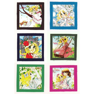 Candy Candy キャンディ・キャンディ anime Cloth Patch or Magnet Set 9